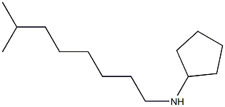 N-(7-methyloctyl)cyclopentanamine Struktur