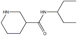 N-(pentan-3-yl)piperidine-3-carboxamide Struktur