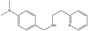 N,N-dimethyl-4-({[2-(pyridin-2-yl)ethyl]amino}methyl)aniline Struktur