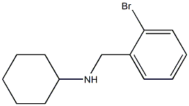 N-[(2-bromophenyl)methyl]cyclohexanamine Struktur