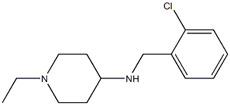 N-[(2-chlorophenyl)methyl]-1-ethylpiperidin-4-amine Struktur