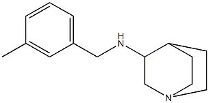 N-[(3-methylphenyl)methyl]-1-azabicyclo[2.2.2]octan-3-amine Struktur