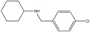 N-[(4-chlorophenyl)methyl]cyclohexanamine Struktur