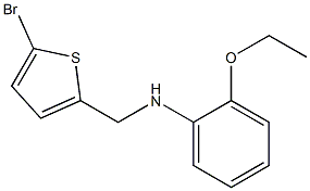 N-[(5-bromothiophen-2-yl)methyl]-2-ethoxyaniline Struktur