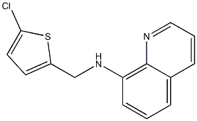 N-[(5-chlorothiophen-2-yl)methyl]quinolin-8-amine Struktur