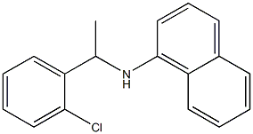 N-[1-(2-chlorophenyl)ethyl]naphthalen-1-amine Struktur