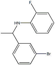 N-[1-(3-bromophenyl)ethyl]-2-fluoroaniline Struktur