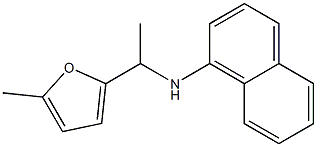 N-[1-(5-methylfuran-2-yl)ethyl]naphthalen-1-amine Struktur