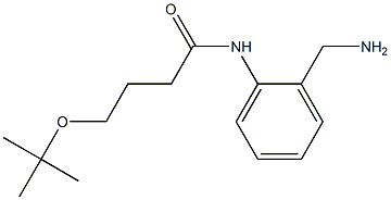 N-[2-(aminomethyl)phenyl]-4-(tert-butoxy)butanamide Struktur