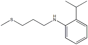 N-[3-(methylsulfanyl)propyl]-2-(propan-2-yl)aniline Struktur