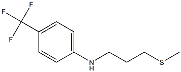 N-[3-(methylsulfanyl)propyl]-4-(trifluoromethyl)aniline Struktur