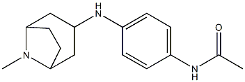 N-[4-({8-methyl-8-azabicyclo[3.2.1]octan-3-yl}amino)phenyl]acetamide Struktur