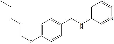 N-{[4-(pentyloxy)phenyl]methyl}pyridin-3-amine Struktur