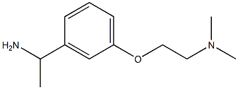 N-{2-[3-(1-aminoethyl)phenoxy]ethyl}-N,N-dimethylamine Struktur