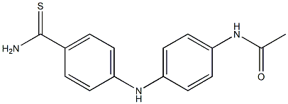 N-{4-[(4-carbamothioylphenyl)amino]phenyl}acetamide Struktur