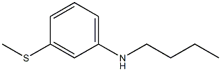 N-butyl-3-(methylsulfanyl)aniline Struktur