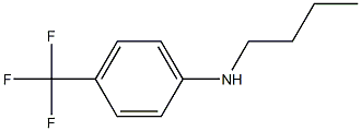 N-butyl-4-(trifluoromethyl)aniline Struktur