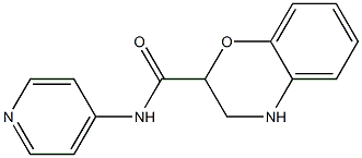 N-pyridin-4-yl-3,4-dihydro-2H-1,4-benzoxazine-2-carboxamide Struktur