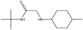 N-tert-butyl-2-[(4-methylcyclohexyl)amino]acetamide Struktur