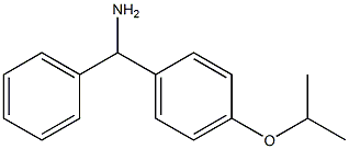 phenyl[4-(propan-2-yloxy)phenyl]methanamine Struktur