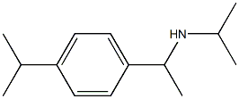 propan-2-yl({1-[4-(propan-2-yl)phenyl]ethyl})amine Struktur