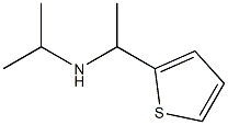 propan-2-yl[1-(thiophen-2-yl)ethyl]amine Struktur