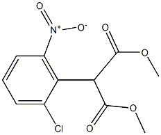 Dimethyl  (2-Chloro-6-nitrophenyl)malonate Struktur