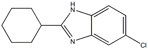 5-Chloro-2-cyclohexyl-1H-benzoimidazole Struktur