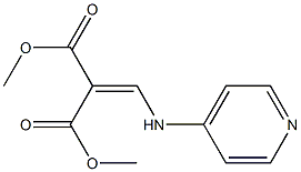 2-(Pyridin-4-ylaminomethylene)-malonic acid dimethyl ester Struktur