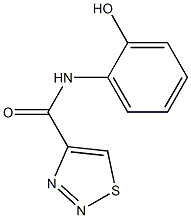 N-(2-hydroxyphenyl)-1,2,3-thiadiazole-4-carboxamide Struktur