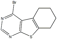 4-bromo-5,6,7,8-tetrahydro[1]benzothieno[2,3-d]pyrimidine Struktur