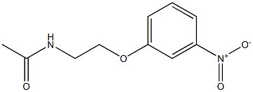 2-Nitro-4-acetylaminoethoxybenzene Struktur