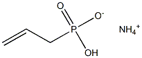 Allylphosphonic  acid  monoammonium  salt Struktur