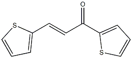 (E)-1,3-di(2-thienyl)-2-propen-1-one Struktur