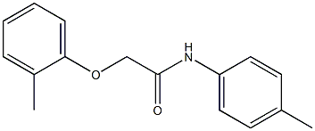 2-(2-methylphenoxy)-N-(4-methylphenyl)acetamide Struktur