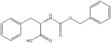 N-[(benzyloxy)carbonyl]phenylalanine Struktur