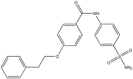 N-[4-(aminosulfonyl)phenyl]-4-(phenethyloxy)benzamide Struktur