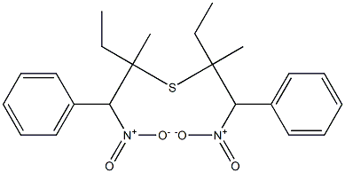 Phenyl(2-nitro-1-ethyl-1-methylethyl) sulfide Struktur