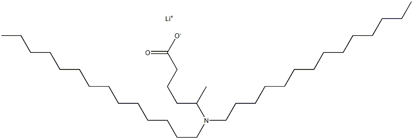 5-(Ditetradecylamino)hexanoic acid lithium salt Struktur