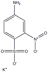 4-Amino-2-nitrobenzenesulfonic acid potassium salt Struktur