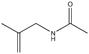 N-(2-Methyl-2-propenyl)acetamide Struktur