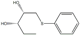 (2S,3S)-1-(Phenylthio)pentane-2,3-diol Struktur