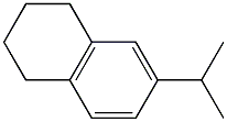 1,2,3,4-Tetrahydro-6-isopropylnaphthalene Struktur