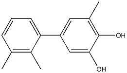 6-Methyl-4-(2,3-dimethylphenyl)benzene-1,2-diol Struktur