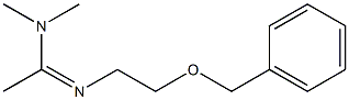 N2-[2-(Benzyloxy)ethyl]-N1,N1-dimethylacetamidine Struktur