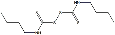 N,N'-Dibutylthiuram disulfide Struktur