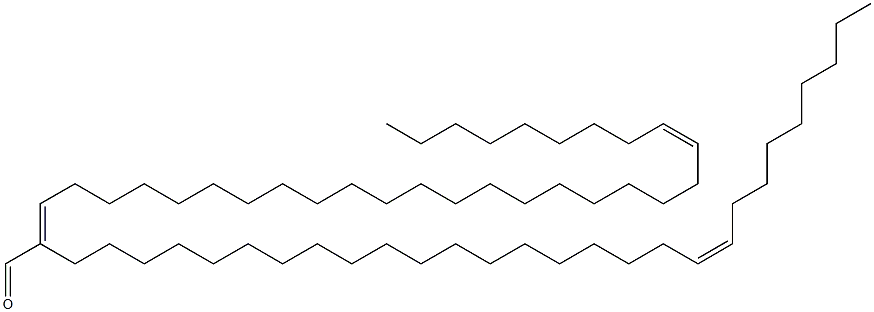 (2E,23Z)-2-[(19Z)-19-Octacosen-1-yl]dotriaconta-2,23-dienal Struktur