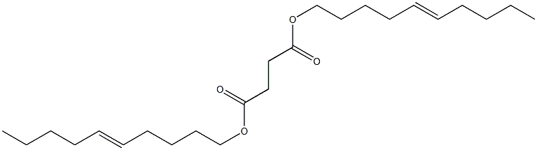 Succinic acid di(5-decenyl) ester Struktur