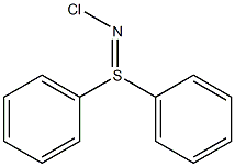 N-Chloro-S,S-diphenylsulfilimine Struktur