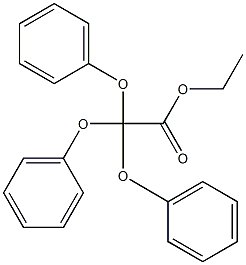 Triphenoxyacetic acid ethyl ester Struktur